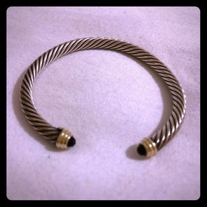 David Yurman Classic Cable Bracelet with Amethyst